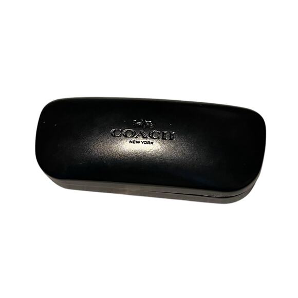 Coach Black glitter frame signature C cat eye sunglasses like New - Picture 2 of 7